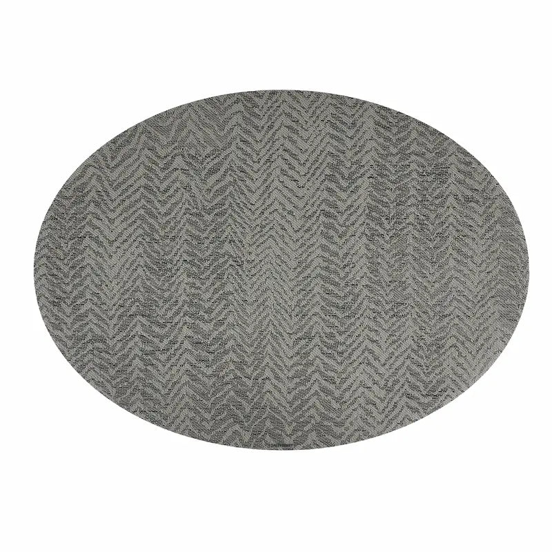 Graphite Pattern Finish BAILEY BERRY Wave Placemats
